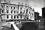Padova 1935 sede storica Cassa di Risparmio con il canale che gli passava davanti (Alfredo Dalla Libera)